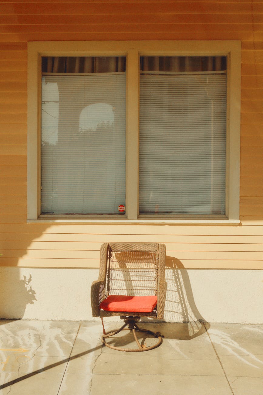 Lone Chair Under A Window