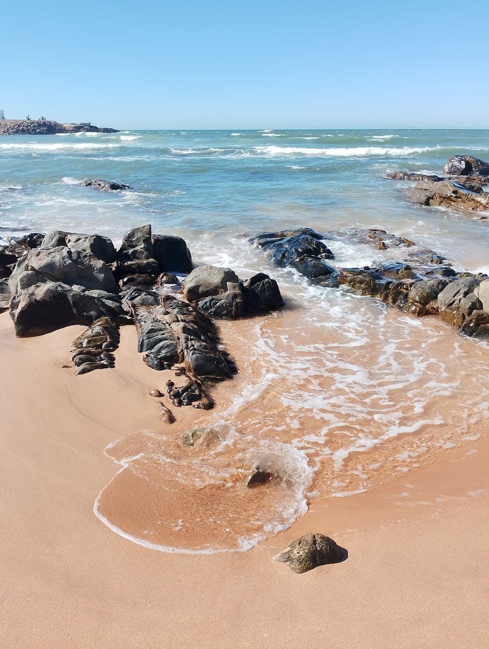 Our beach is nature’s jewel!
Crystal-clear waves kiss golden sands under a flawless blue sky. Gentle tides weave through scattered rocks, Our beach is nature’s jewel!
Crystal-clear waves kiss golden sands under a flawless blue sky. Gentle tides weave through scattered rocks,