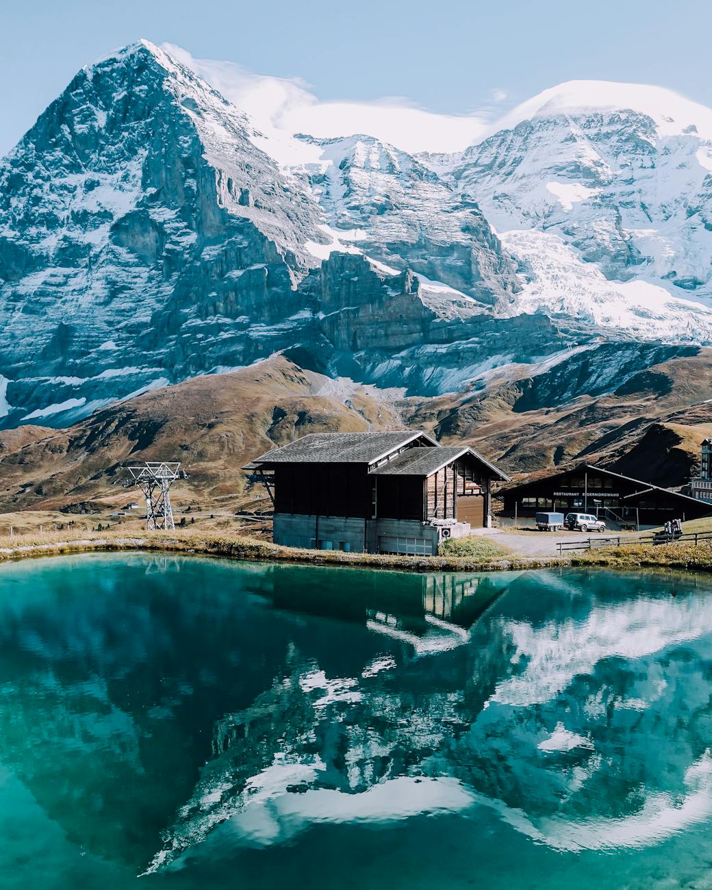 Breathtaking view of the Swiss Alps reflecting in a tranquil lake near Sachseln. Breathtaking view of the Swiss Alps reflecting in a tranquil lake near Sachseln.